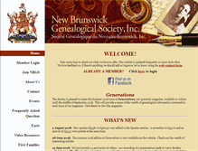Tablet Screenshot of nbgs.ca